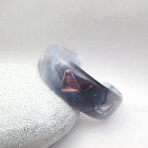 Fused Glass Cuff Bracelet